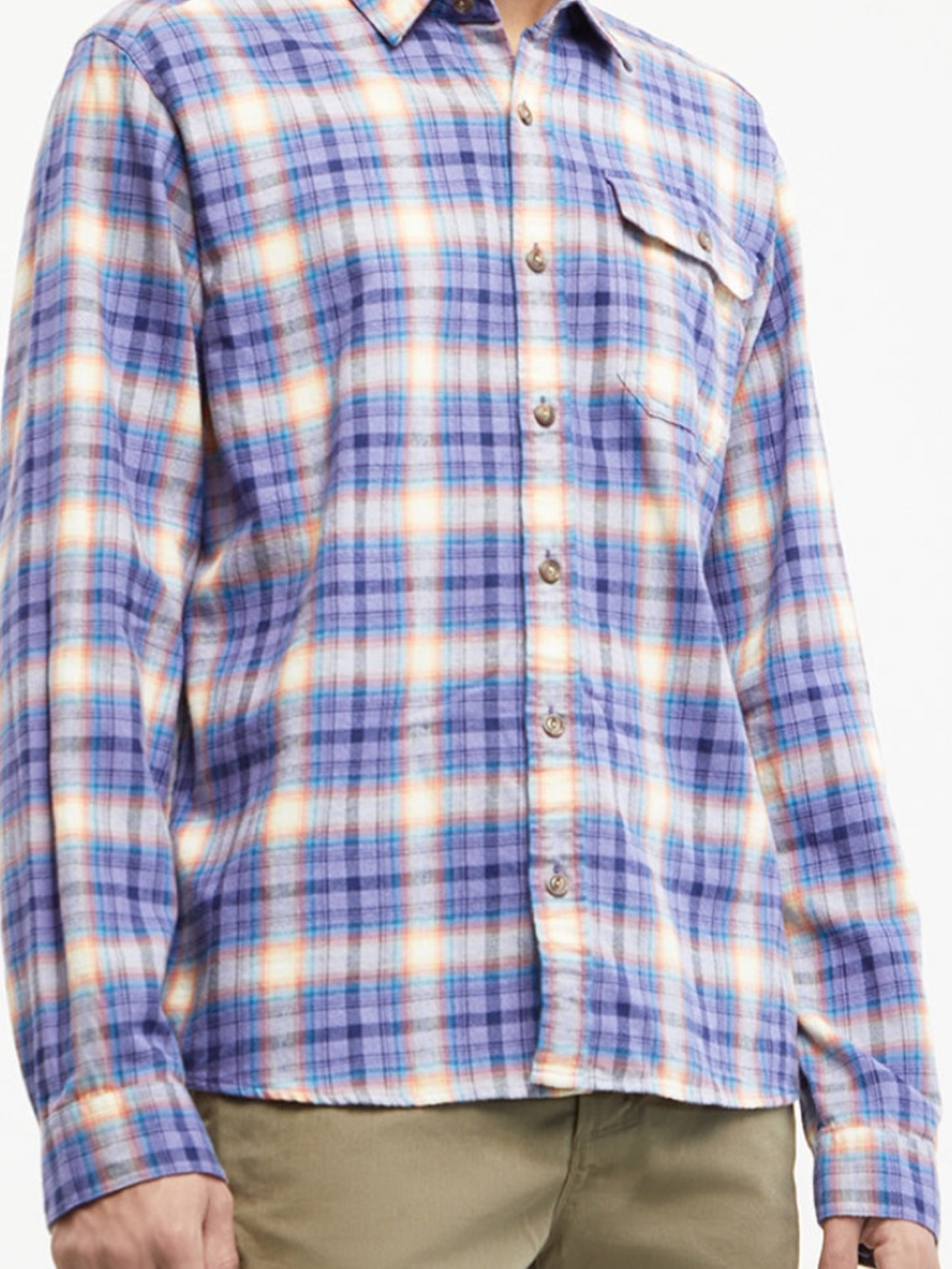 Patagonia Men’s Flannel Organic Cotton Plaid shirt size XL